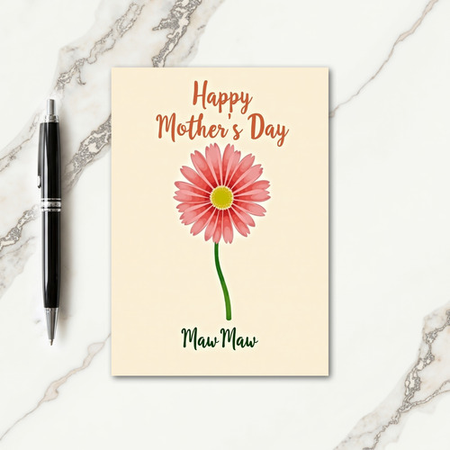 Sweet Maw Maw Mothers Day Card