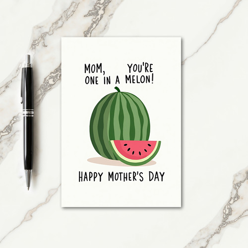 Sweet Melon Mothers Day Card
