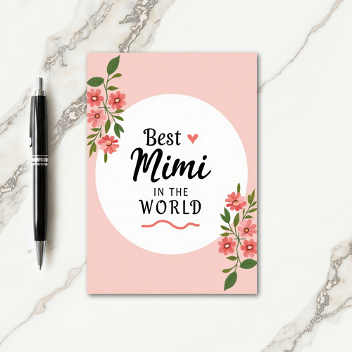 Sweet Mimi Floral Mothers Day Card
