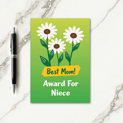 Sweet Mom Graphic Flowers Card