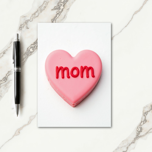 Sweet Mom Heart Treat Card