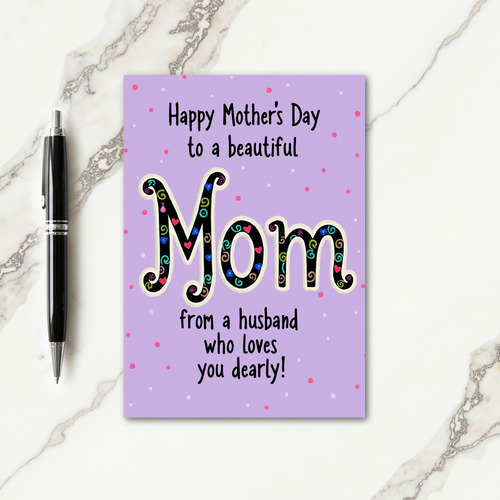Sweet Mom Mosaic Art Card