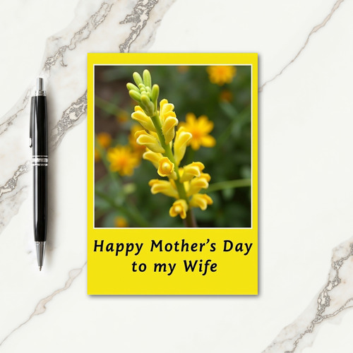 Sweet Mom Yellow Bloom Card
