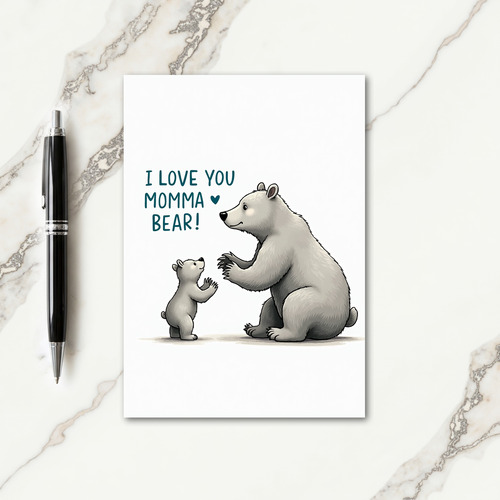 Sweet Momma Bear Card
