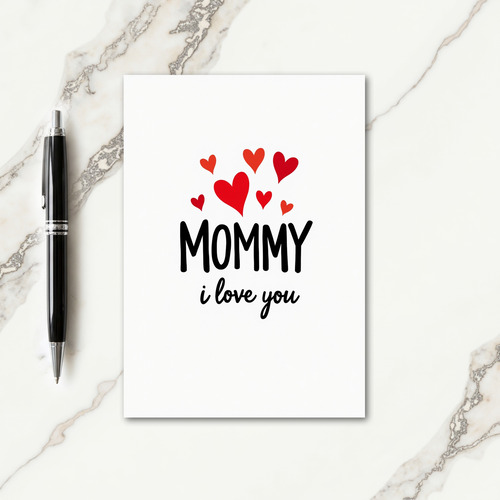 Sweet Mommys Day Heart Card