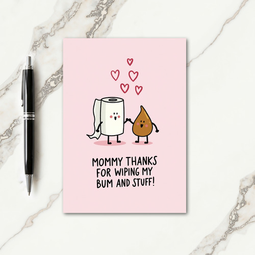 Sweet Mommys Day Hearts Card