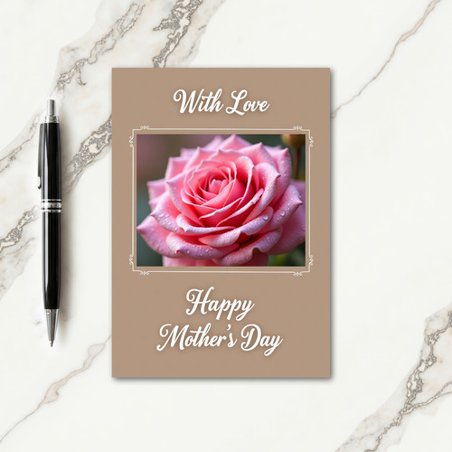 Sweet Moms Day Bloom Close Up Card