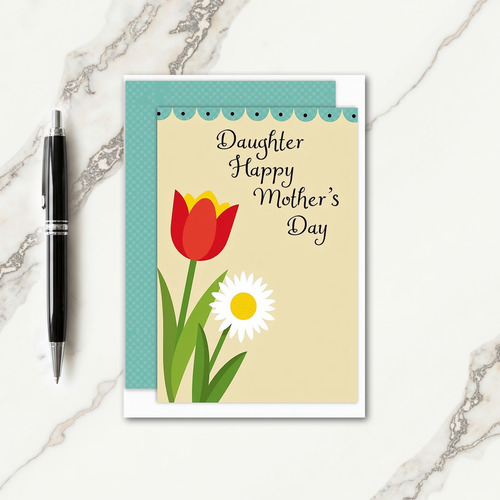 Sweet Moms Day Bloom Graphic Card