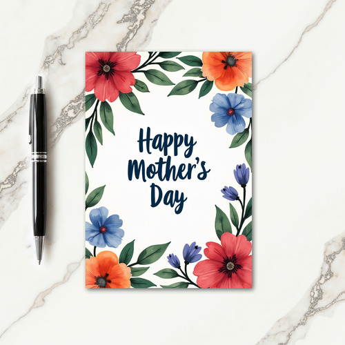 Sweet Moms Day Bouquet Card