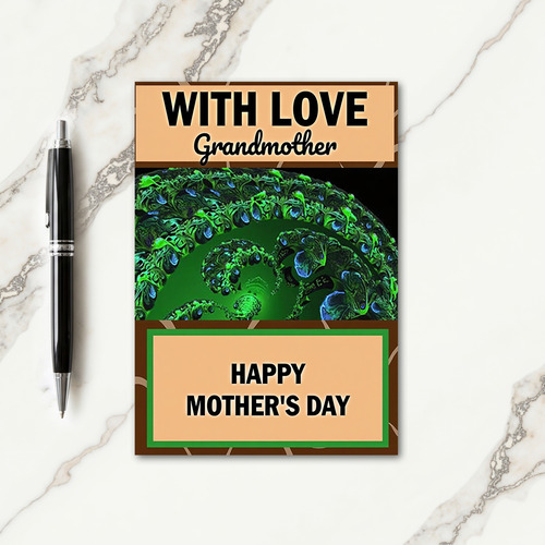 Sweet Mothers Day Abstract Card