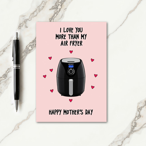 Sweet Mothers Day Air Fryer Card