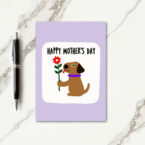 Sweet Mothers Day Animal Art Card