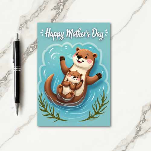 Sweet Mothers Day Aquatic Card