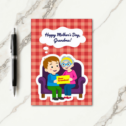Sweet Mothers Day Armchair Card