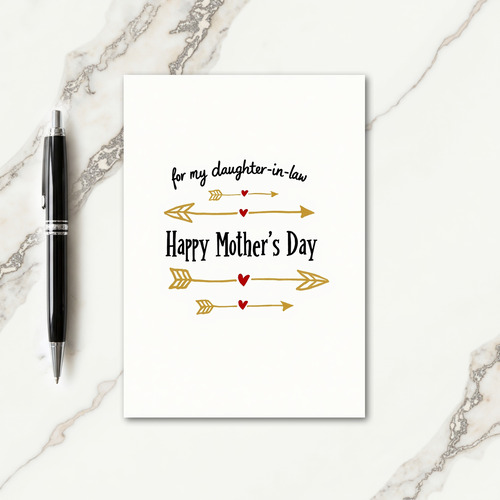 Sweet Mothers Day Arrows Card