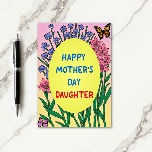 Sweet Mothers Day Art Design Card