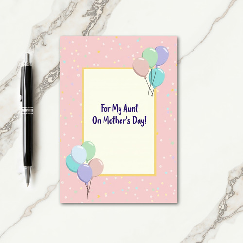 Sweet Mothers Day Aunt Card