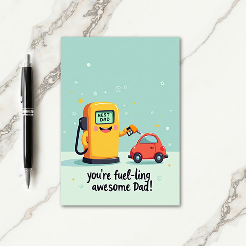 Sweet Fathers Day Auto Card