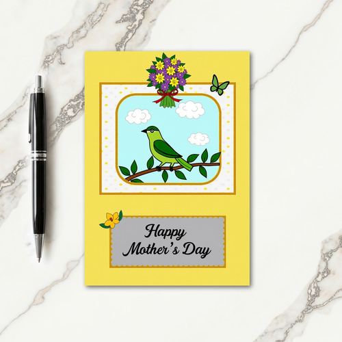 Sweet Mothers Day Avian Card