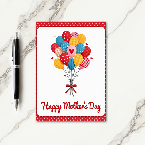 Sweet Mothers Day Balloon Card