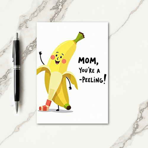 Sweet Mothers Day Banana Card