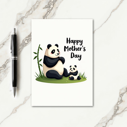 Sweet Mothers Day Bear Card
