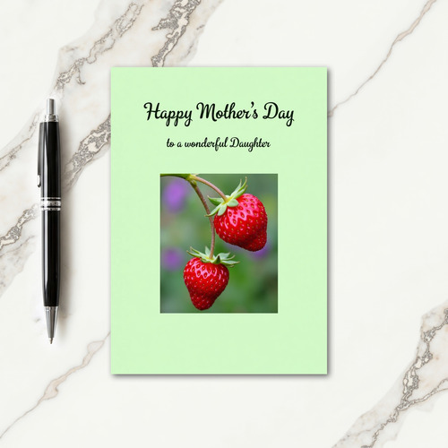 Sweet Mothers Day Berries Card