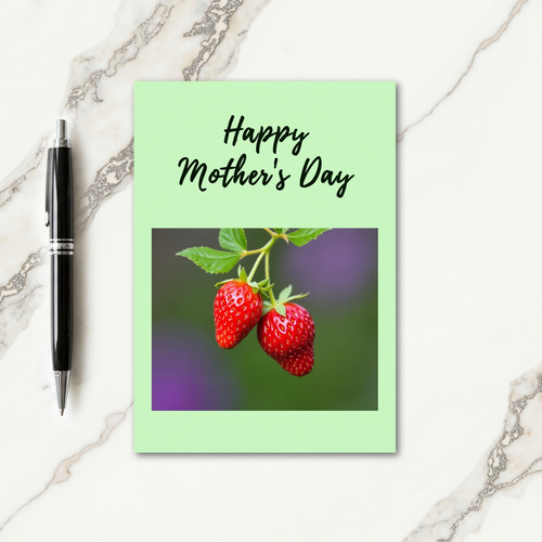 Sweet Mothers Day Berry Card