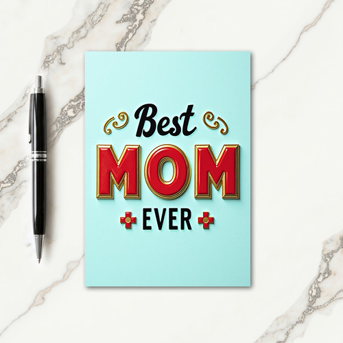 Sweet Mothers Day Best Mom Card