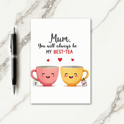 Sweet Mothers Day Beverage Card