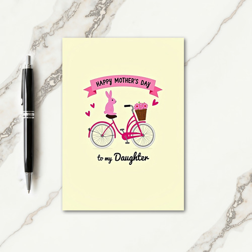Sweet Mothers Day Bicycle Card
