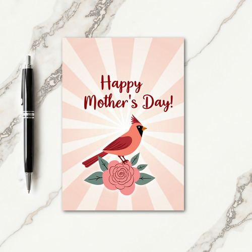 Sweet Mothers Day Bird Card