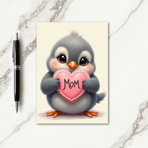 Sweet Mothers Day Bird Hug Card