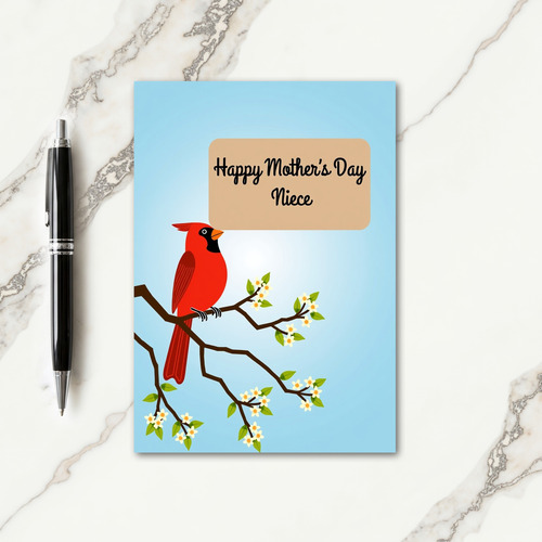 Sweet Mothers Day Bird Image Card