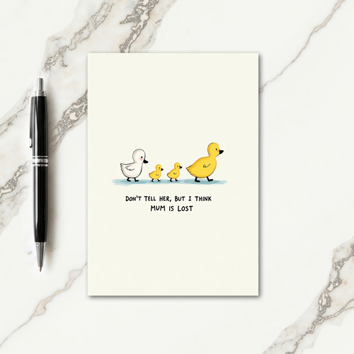 Sweet Mothers Day Bird Line Card