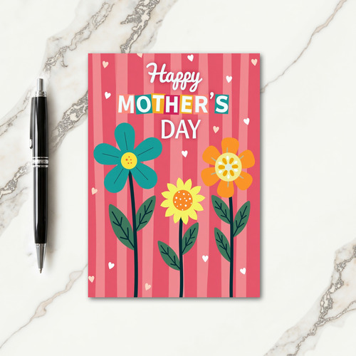 Sweet Mothers Day Blocks Card