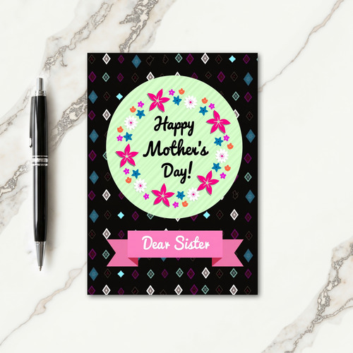 Sweet Mothers Day Bloom Sister Card