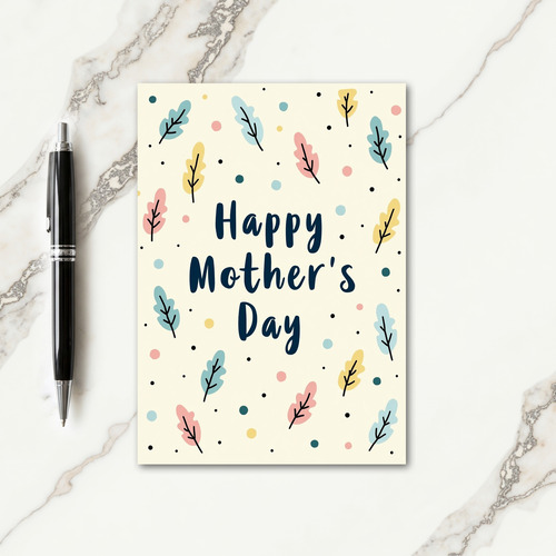 Sweet Mothers Day Botanical Card