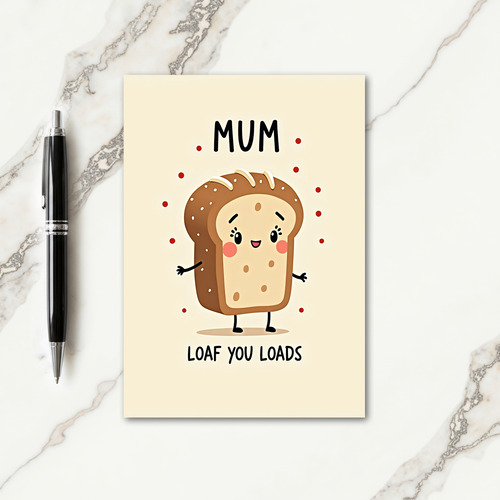 Sweet Mothers Day Bread Card