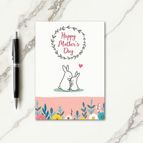 Sweet Mothers Day Bunny Card