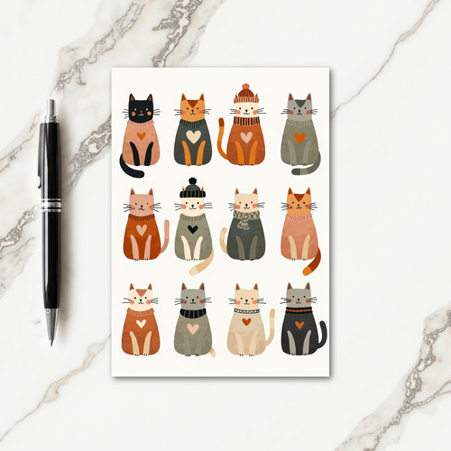 Sweet Mothers Day Cats Card