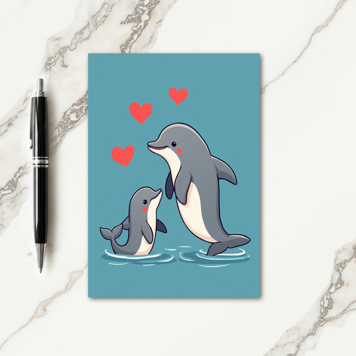 Sweet Mothers Day Cetacean Card