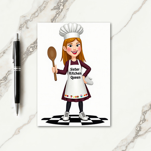 Sweet Mothers Day Chef Card