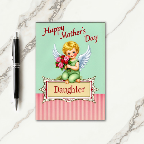 Sweet Mothers Day Cherub Card