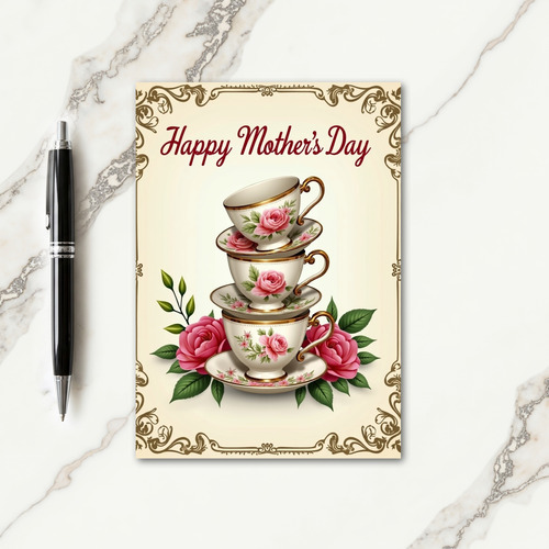 Sweet Mothers Day China Card