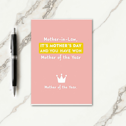 Sweet Mothers Day Crown Card