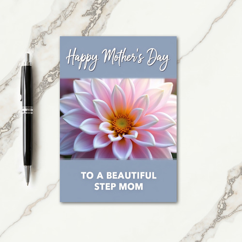 Sweet Mothers Day Dahlia Image Card