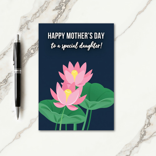 Sweet Mothers Day Daughter Art Card