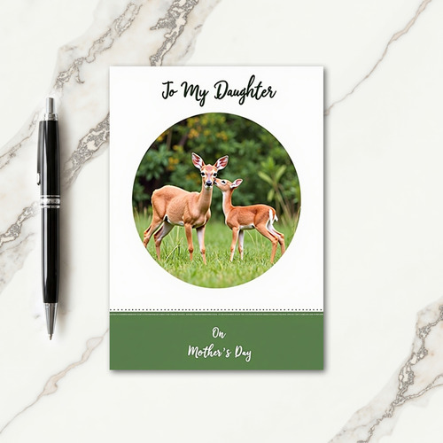 Sweet Mothers Day Deer Card