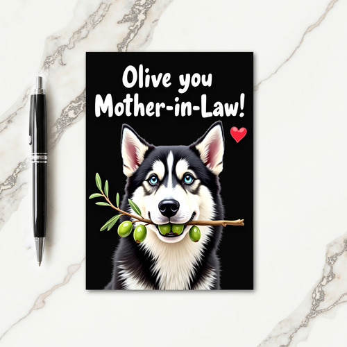 Sweet Mothers Day Dog Branch Card